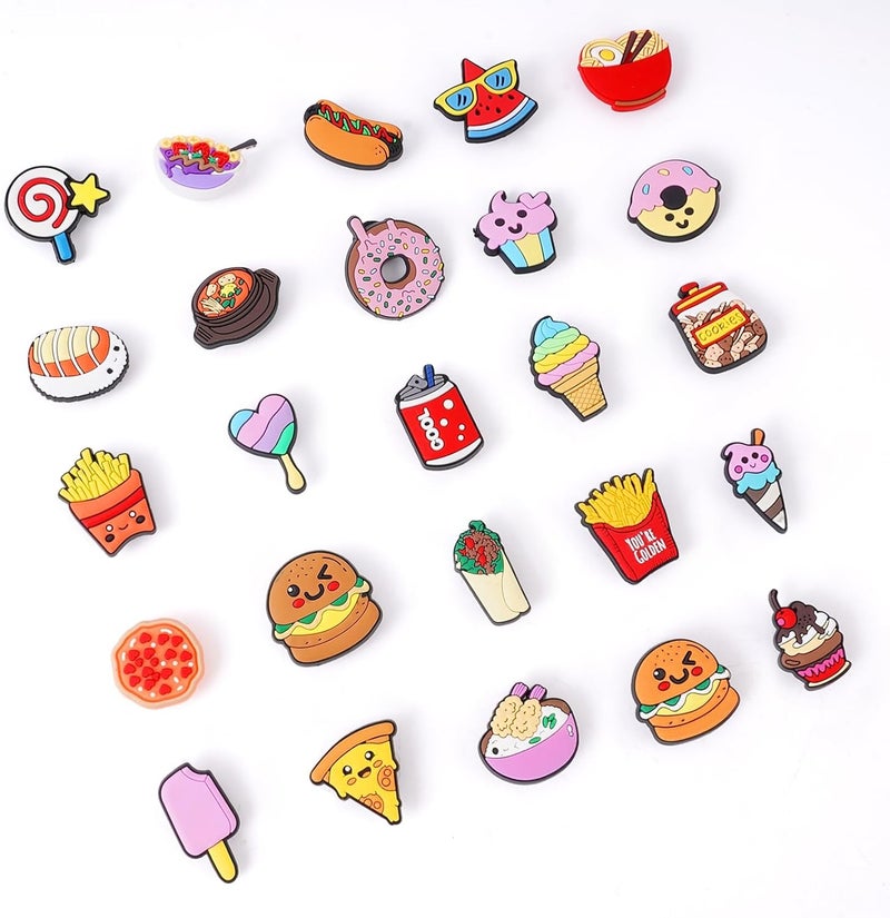 LDCNO Lot of 30,50,100 pcs Random Shoe Charms - Perfect Gifts for Girls and Boys - Fun Shoe Accessories for Children - Image 2